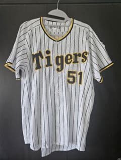 阪神タイガース 中野拓夢 51 ユニフォーム サイン入り | Mercari