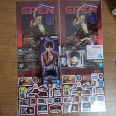進撃の巨人　一番くじ　エレン　まとめ　A賞　フィギュア　ポスター　ちょこのっこのサムネイル