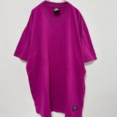 JC Penny T-shirt, plain, crew neck, short sleeve, XL, deep pink, oversized.