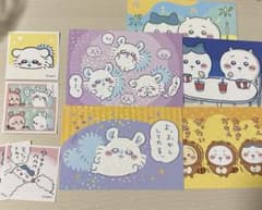 치이카와 브로마이드 & 씰 모몬가, 치이카와,하치와레, 토끼, 옛 서점