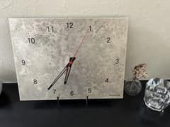 momentum 大理石調 掛時計 置時計 兼用 - 2