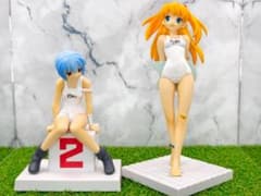 エヴァンゲリオン スクール水着 フィギュア ぽよよん・ろっく 2種セット エヴァンゲリオン スクール水着フィギュア feat.ぽよよん・ろっく Ver