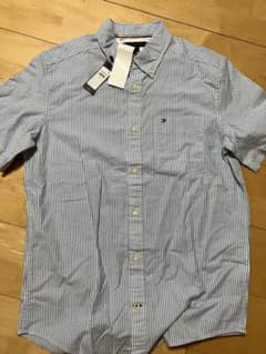TOMMY HILFIGER ストライプ 半袖シャツ L 新品のサムネイル