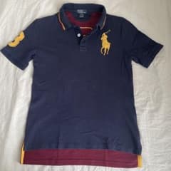 Polo Ralph Lauren ポロシャツ ネイビー ボルドーのサムネイル