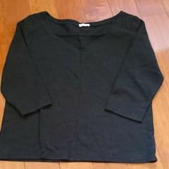 専用 GU  ワッフルスクエアネックT(7分袖) XXLのサムネイル