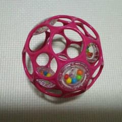 オーボール　ラトル　ピンクのサムネイル