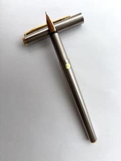 モンブラン 万年筆 14K 585刻印 GERMANY シルバー 細身【現状品】 モンブラン 万年筆 14K 585刻印 GERMANY シルバー 細身【現状品
