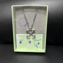 Off-White アローネックレス silver Brass 箱・カード付きのサムネイル