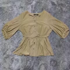 ｗcloset ペプラムトップス　ブラウスのサムネイル
