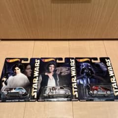 ホットウィール スターウォーズ ハン・ソロ レイア・オーガナ ダース・ベイダー ホットウィール スターウォーズ ハン・ソロ レイア・オーガナ ダース