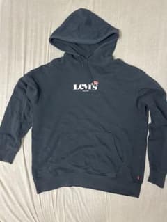 Levi's ロゴプリント パーカー ブラックのサムネイル