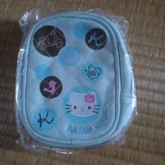 ハローキティ キルトポーチ ライトブルーのサムネイル