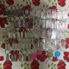 キーホルダーセット 写真 デコ レジン ハンドメイドにのサムネイル