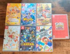 Switch　マリオパーティ　PUI PUIモルカー　ニンジャラ　　7タイトル Switch マリオパーティ PUI PUIモルカー ニンジャラ 7タイトル - メルカリ