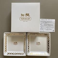 COACH コーチ 角皿 2枚 セット - メルカリ