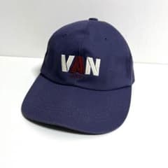 VAN JAC ヴァンヂャケット 刺繍ロゴ キャップ ネイビー - メルカリ