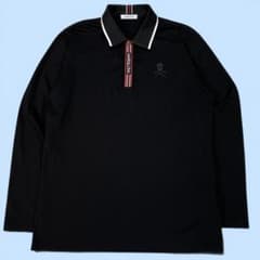 MARK＆LONA マークアンドロナ 長袖 ポロシャツ ブラック XL ゴルフ 