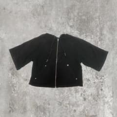 diesel 半袖　パーカー　背面リング　黒