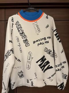 ディセンバーメイ　ゴルフウェア　カットソー　モックネック　手描き風 ディッセンバーメイ ゴルフウェア カットソー モックネック 手描き風