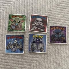 スターウォーズ マンダロリアン ビックリマンチョコシール 5枚セットのサムネイル