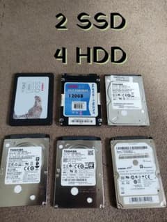 SSD HDD 6セット　中古のサムネイル