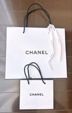 CHANEL ショップ袋 2枚セット　リボン付きのサムネイル
