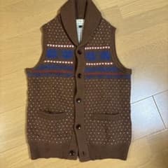 BEAUTY & YOUTH ノルディック柄ニットベスト