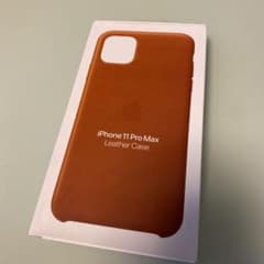 クッキー様【純正】iPhone11 Pro MAXレザーケース サドルブラウンのサムネイル