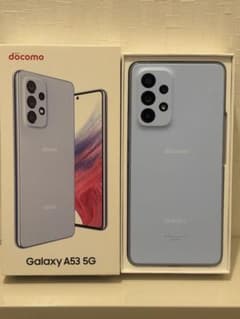 極美品】docomo Galaxy A53 5G ライトブルー 本体 - メルカリ