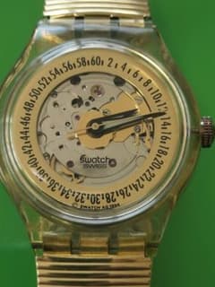 Swatch Automatic SAK116 スウォッチ 金属バンド 自動巻きのサムネイル