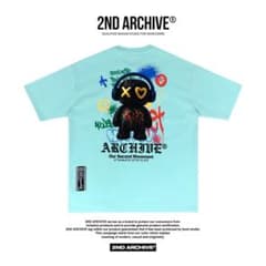 2ND ARCHIVE グラフィック Tシャツ ミントグリーンのサムネイル