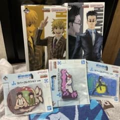 HUNTER × HUNTER 이치 반 쿠지 피규어 / 레오리아 팔리스톤 외 총 6 점