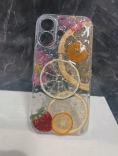 フルーツと花のレジンiPhone17ケースのサムネイル