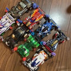 処分　ミニ四駆8台セット　部品まとめ売りのサムネイル