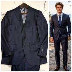 未使用級 ミツミネ Ermenegildo Zegna スーツ 艶感 濃紺 未使用級 ミツミネ Ermenegildo Zegna スーツ 艶感 濃紺 - メルカリ