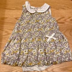 最終値下げ♡ プティマイン ロンパース　80のサムネイル