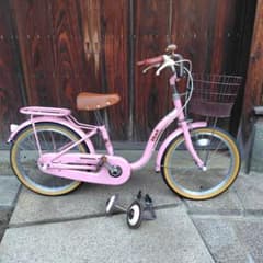 星さん専用 手渡し限定 18インチ子供用自転車 ピンク 補助輪付き