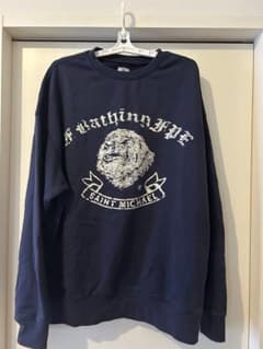 A Bathing Ape トレーナー ネイビー saint mxxxx - メルカリ