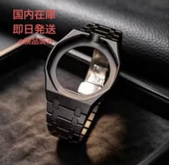 Swatch × AP Royal Pop用 カスタム バンド ブラック - メルカリ
