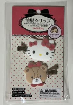 ハローキティ 前髪クリップ フロッキーのサムネイル