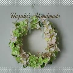 ⑥あじさいの春リースのサムネイル