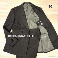 【✨未使用品】HILTON✖︎ GUABELLO スーツ　グレーセットアップ 美品✨HILTON×GUABELLO ダブルスーツ セットアップ グレー M - メルカリ