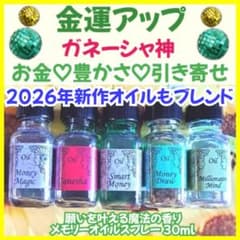 金運アップ❣️豊かさ❤幸運❤ガネーシャ神❤メモリーオイルスプレー大
