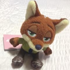 ディズニーキャラクター ぬいぐるみ ふわふわおすわりポーズ ニック