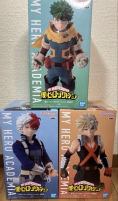 Thumbnail of ヒロアカ フィギュア 緑谷出久 爆豪勝己 轟焦凍 3点セット まとめ売り
