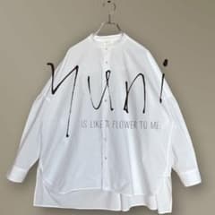 美品　yuni ユニ コットンシャツ 日本製 ホワイト フリーサイズ 美品 yuni ユニ コットンシャツ 日本製 ホワイト フリーサイズ - メルカリ
