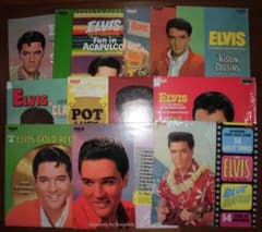 エルヴィス・プレスリーの中古レコードセット10枚美盤（ブルー・ハワイなど）のサムネイル