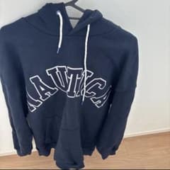 NAUTICA ネイビー フード付きパーカーのサムネイル