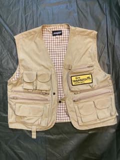 古着フィッシングベスト ベージュ