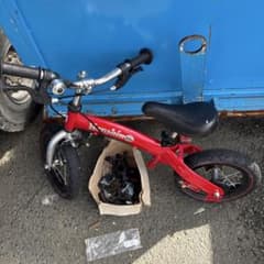 Henshin Bike 赤 へんしんバイクキッズバイク 自転車 部品取り - メルカリ